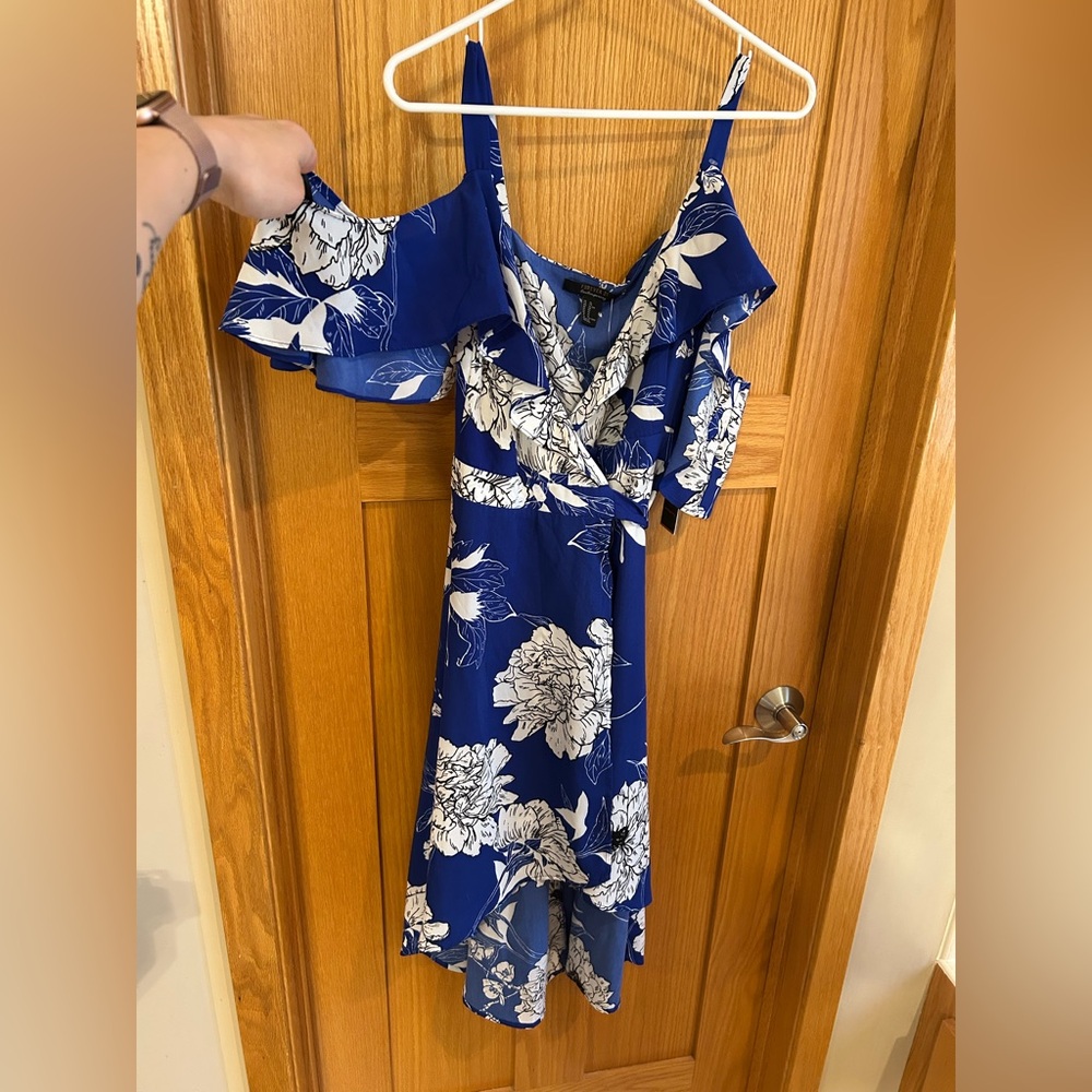 NWT Forever 21 Open Shoulder High Low Wrap Dress XL